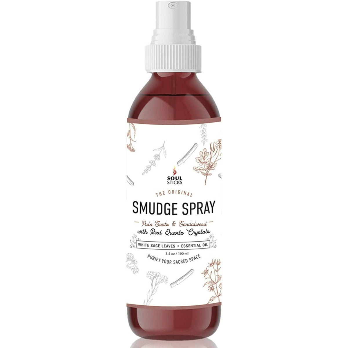 Smudge Spray - Soul Sticks Palo Santo & Sandalwood (3.5 oz)