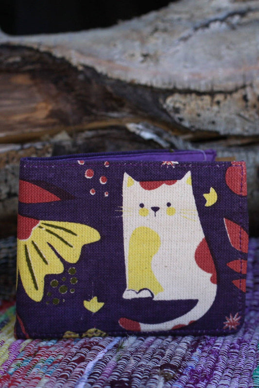 Cat and Flower Wallet