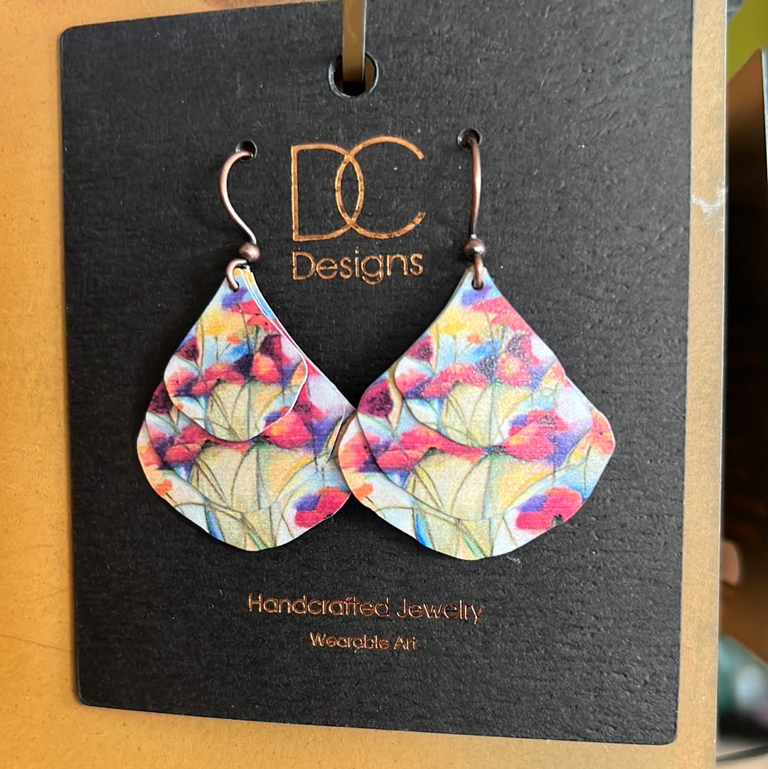 Handcrafted Metal Earrings | by DC Designs