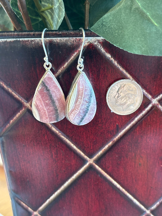 Rhodochrosite Earrings