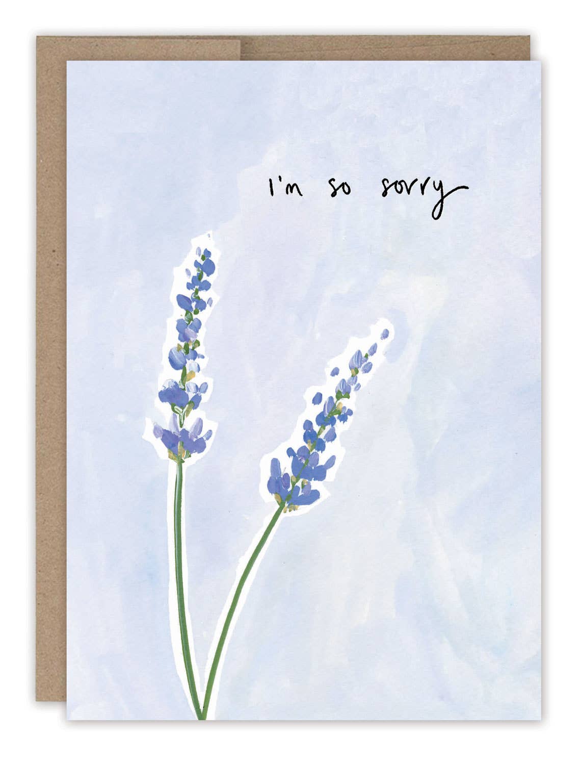 Lavender So Sorry Sympathy Card