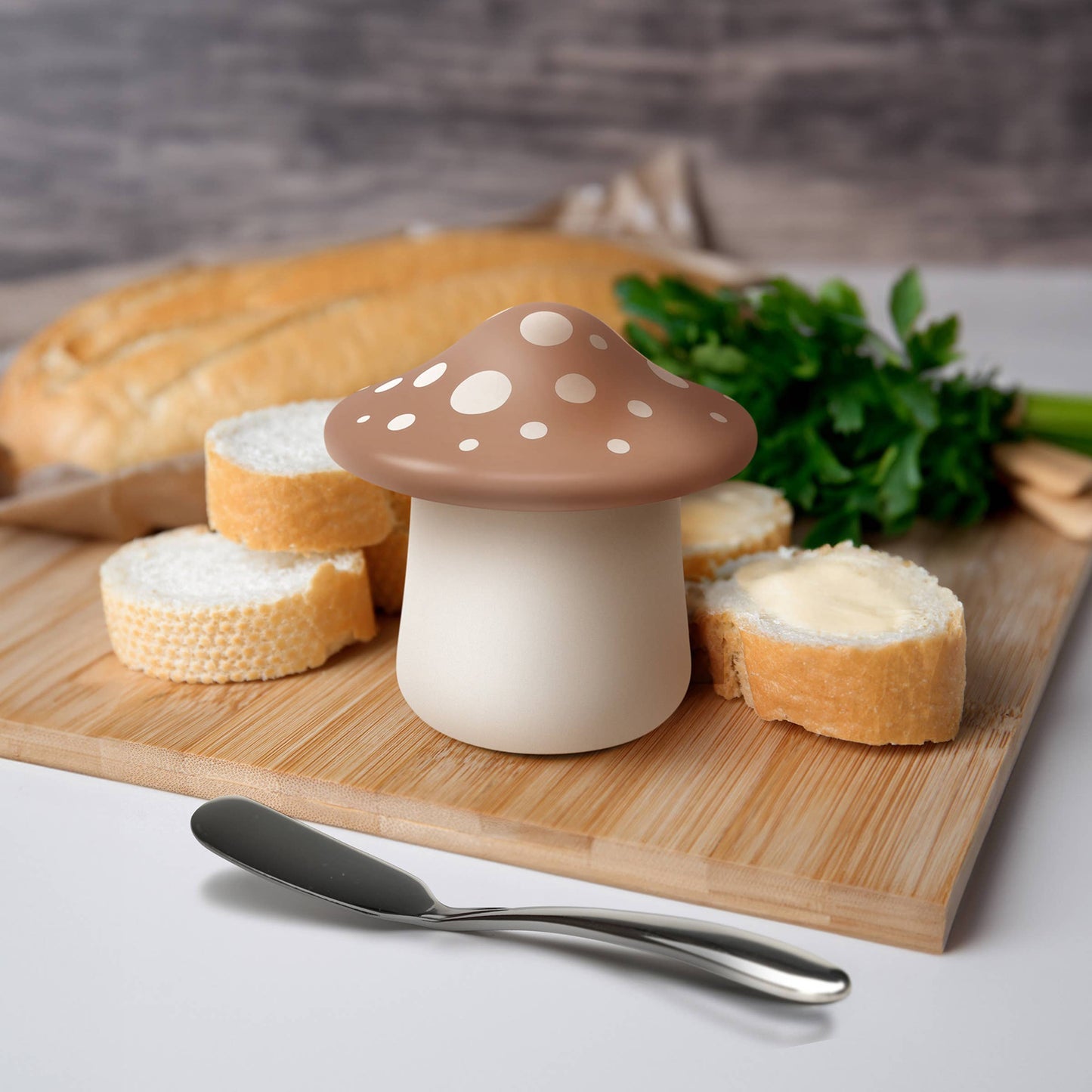 Forage - Butter Storage - Ceramic Mushroom