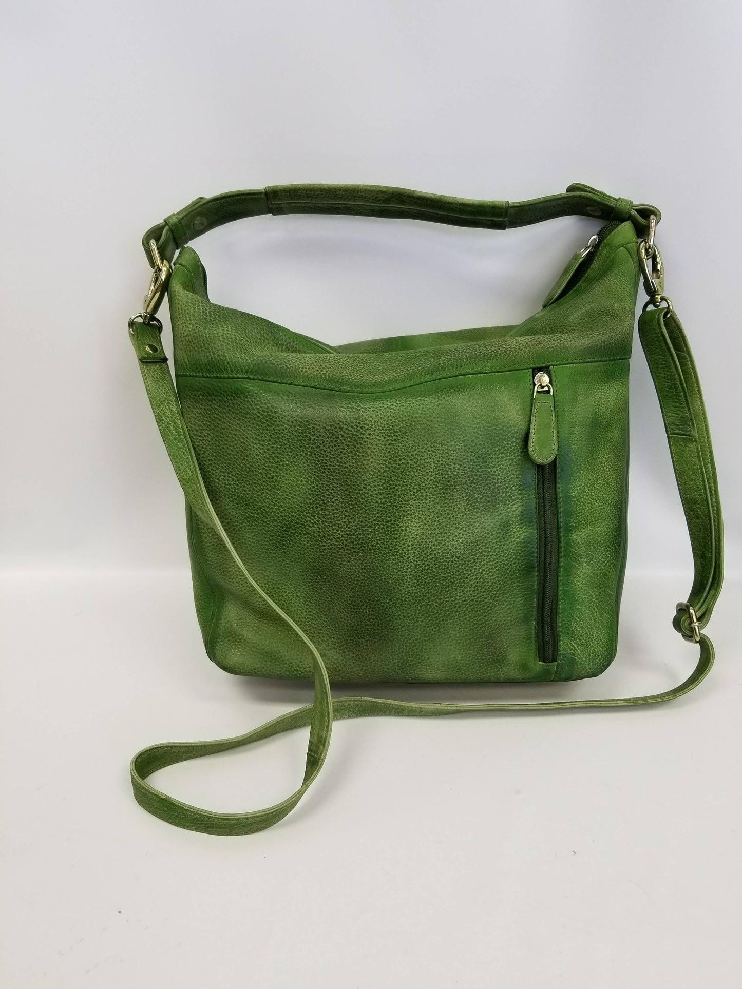 Gorgeous Green Leather Bag
