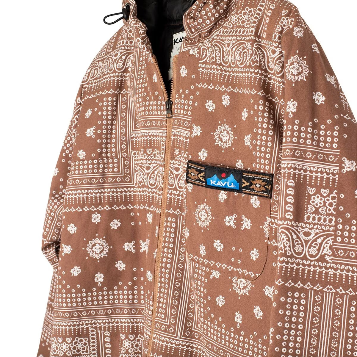 KAVU Delmont Tan Bandana Jacket