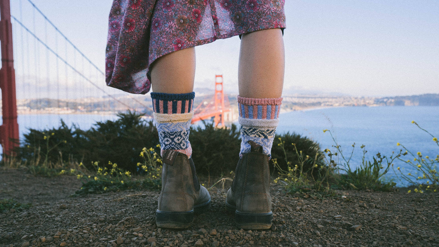 Mirage Crew Socks | Eco-Friendly and Made in the USA 