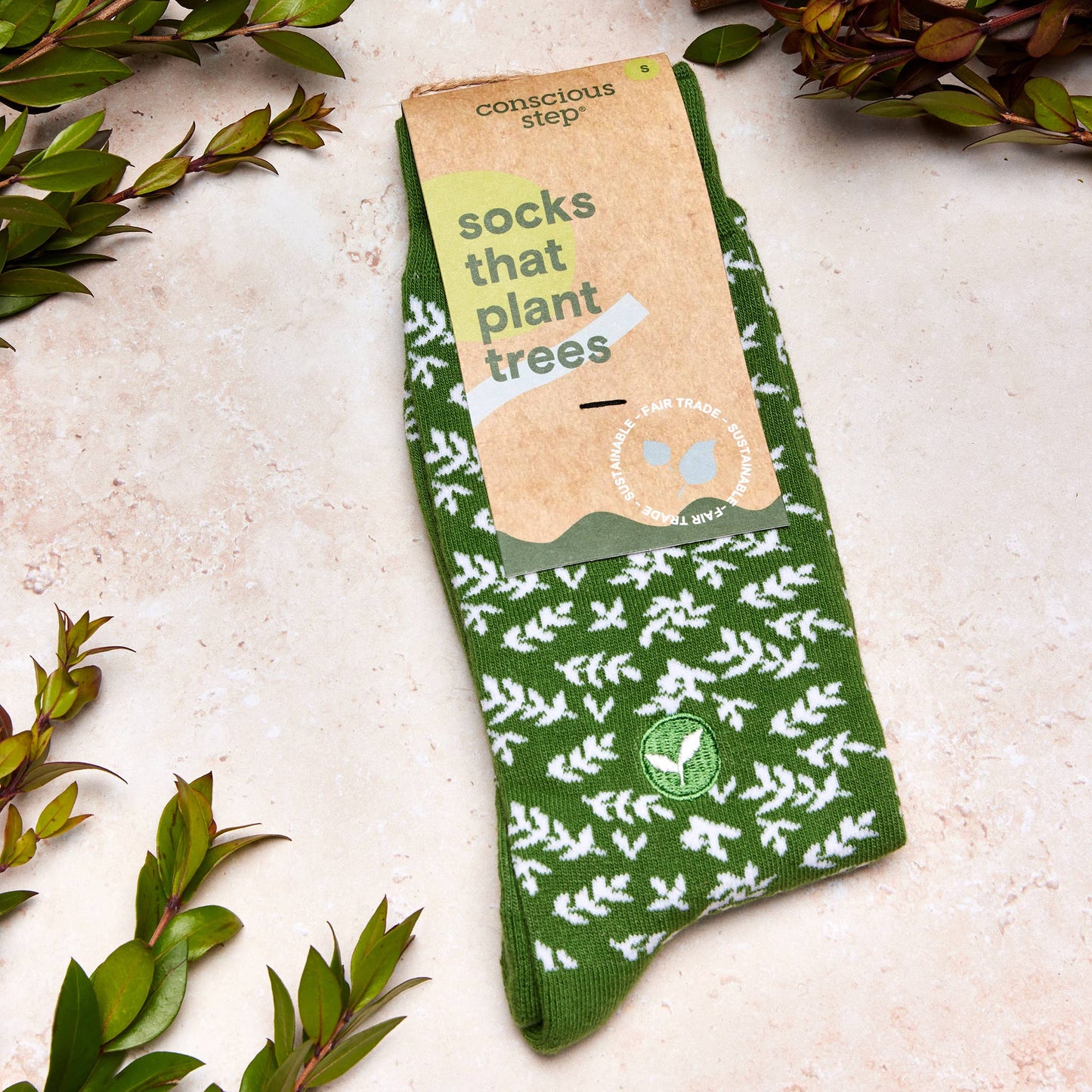 Socks that Plant Trees (Green Branches)