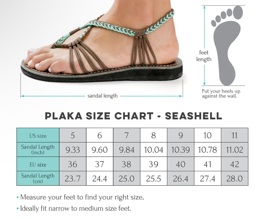 Plaka Seashell Sandals