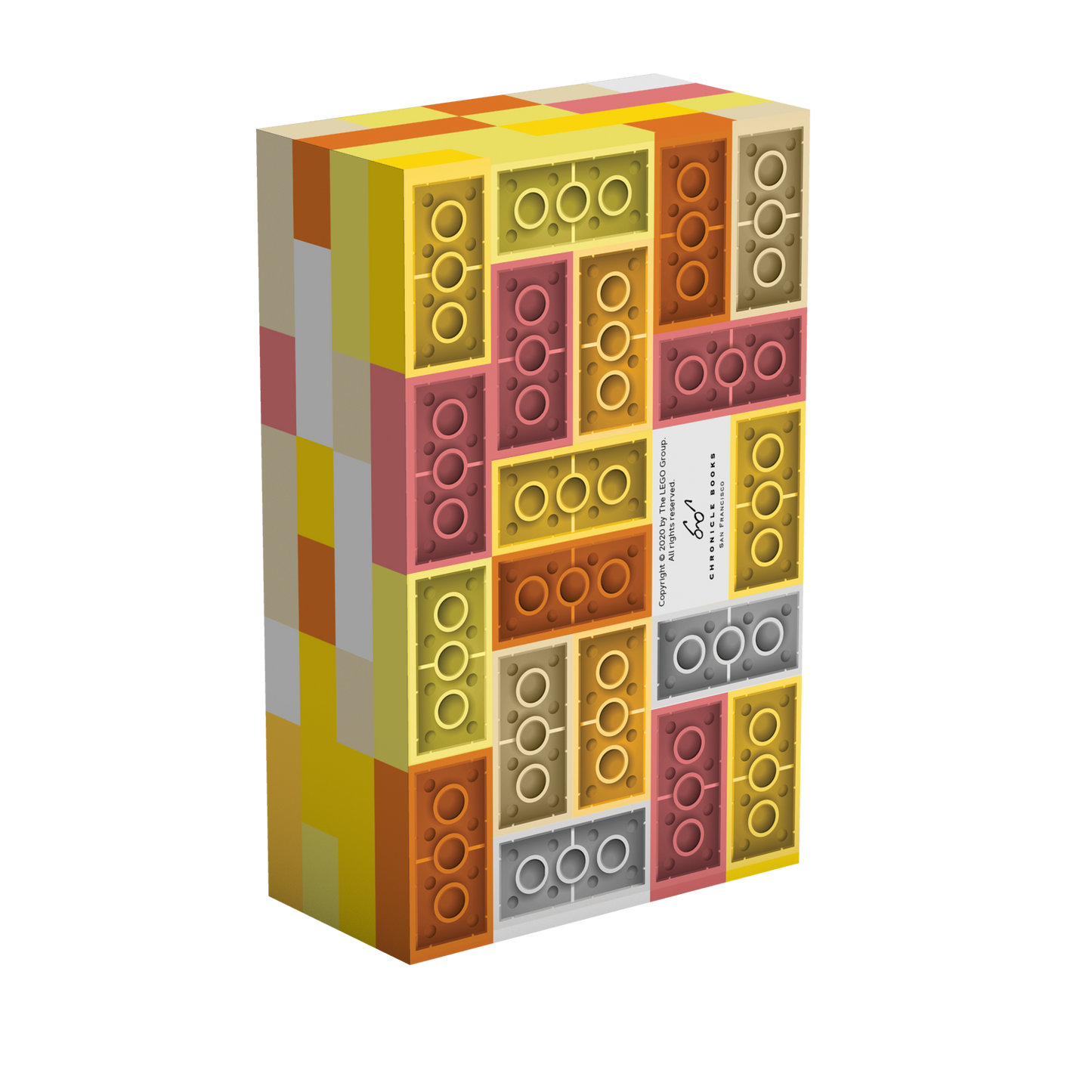 Lego Note Brick (Yellow-Orange)