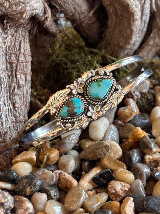 Sonoran Gold Turquoise Cuff Bracelet