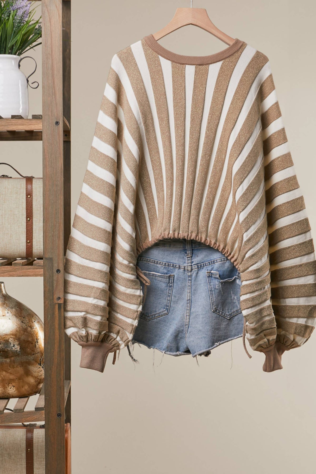 Gold Stripe Sweater