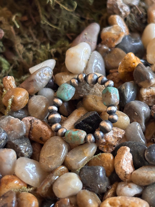 Royston and Desert Pearl Stretch Ring  | 6-9