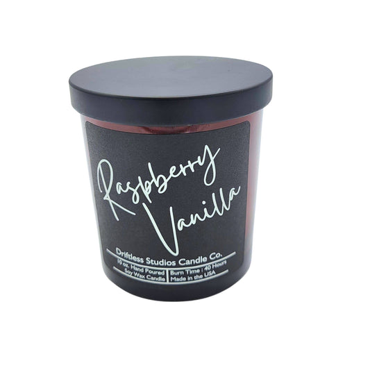 Raspberry Vanilla Soy Wax Candle