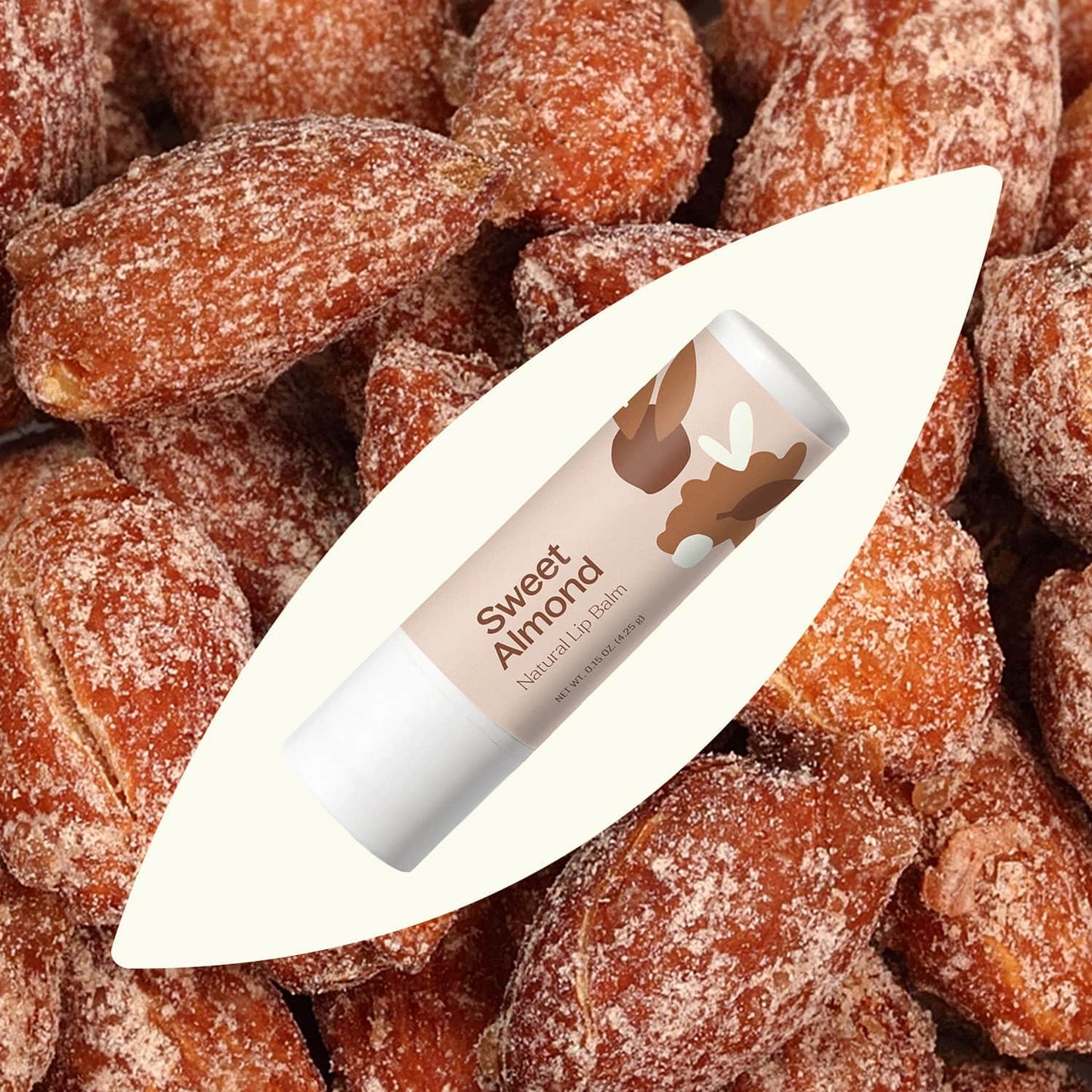 Sweet Almond Natural Lip Balm 0.15oz