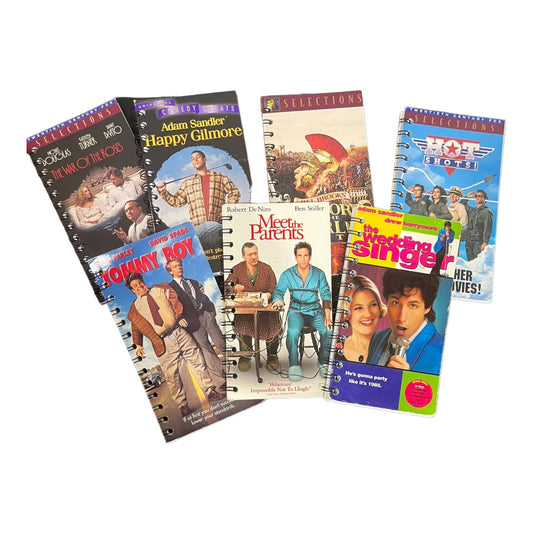 VHS Movie Box Journals - Comedy