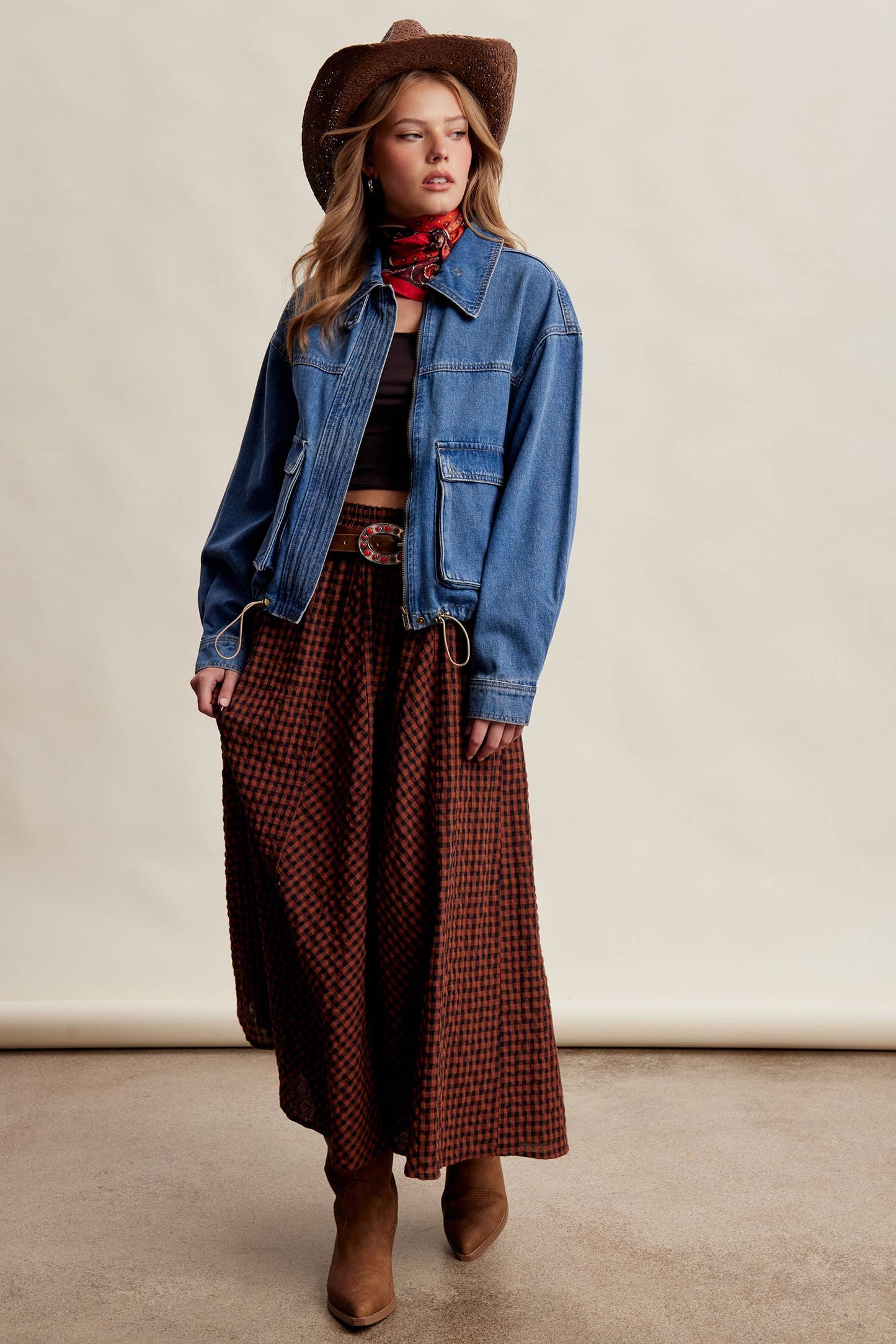 Oversized Utility Denim Jacket