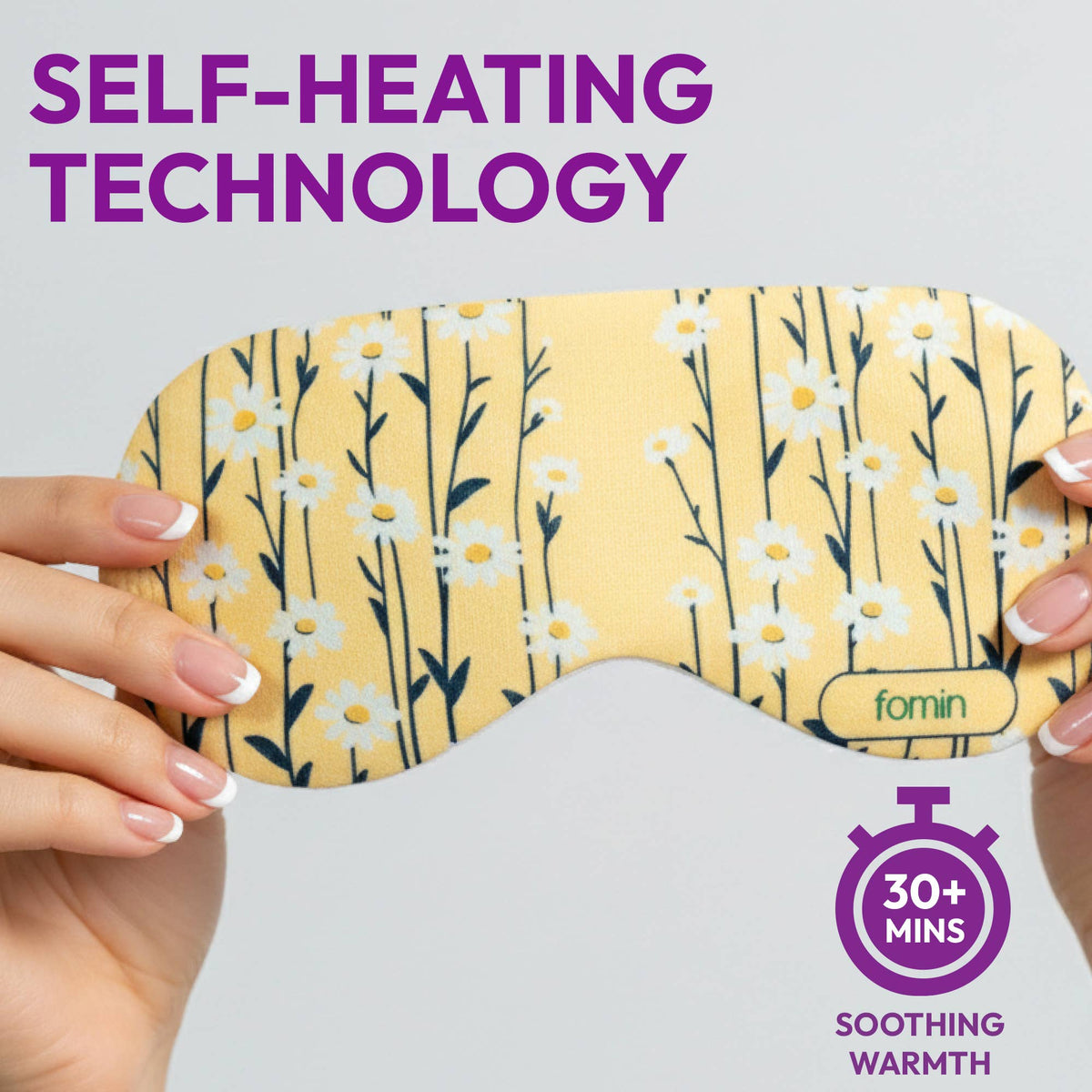 Self-Heating Eye Mask | Self Care | Migraine & Sleep (ONE MASK)