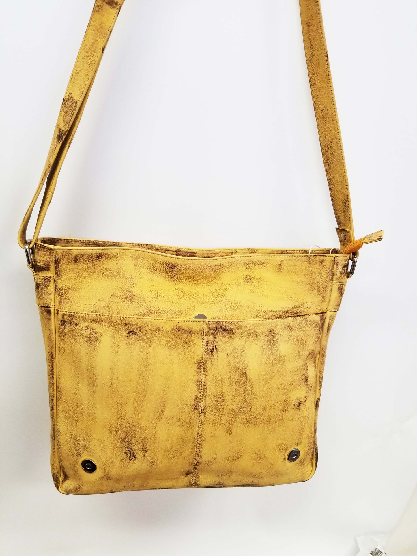 Leather Dip Dye Crossbody Bag