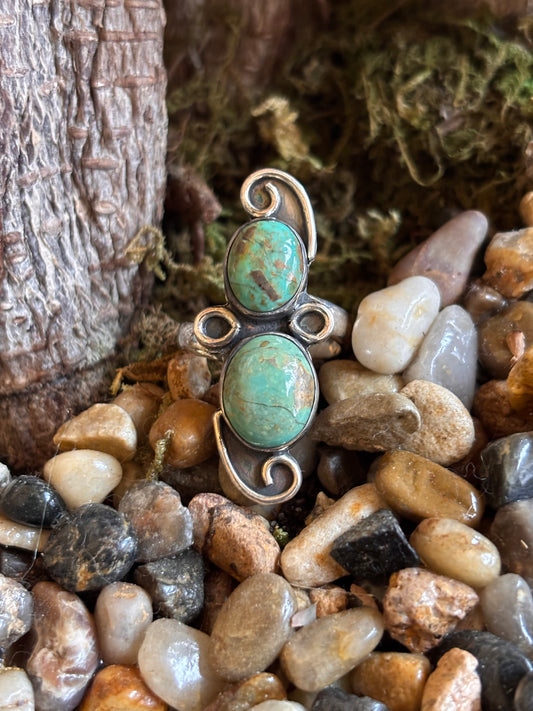 Kingman Turquoise Ring | Size 7.5