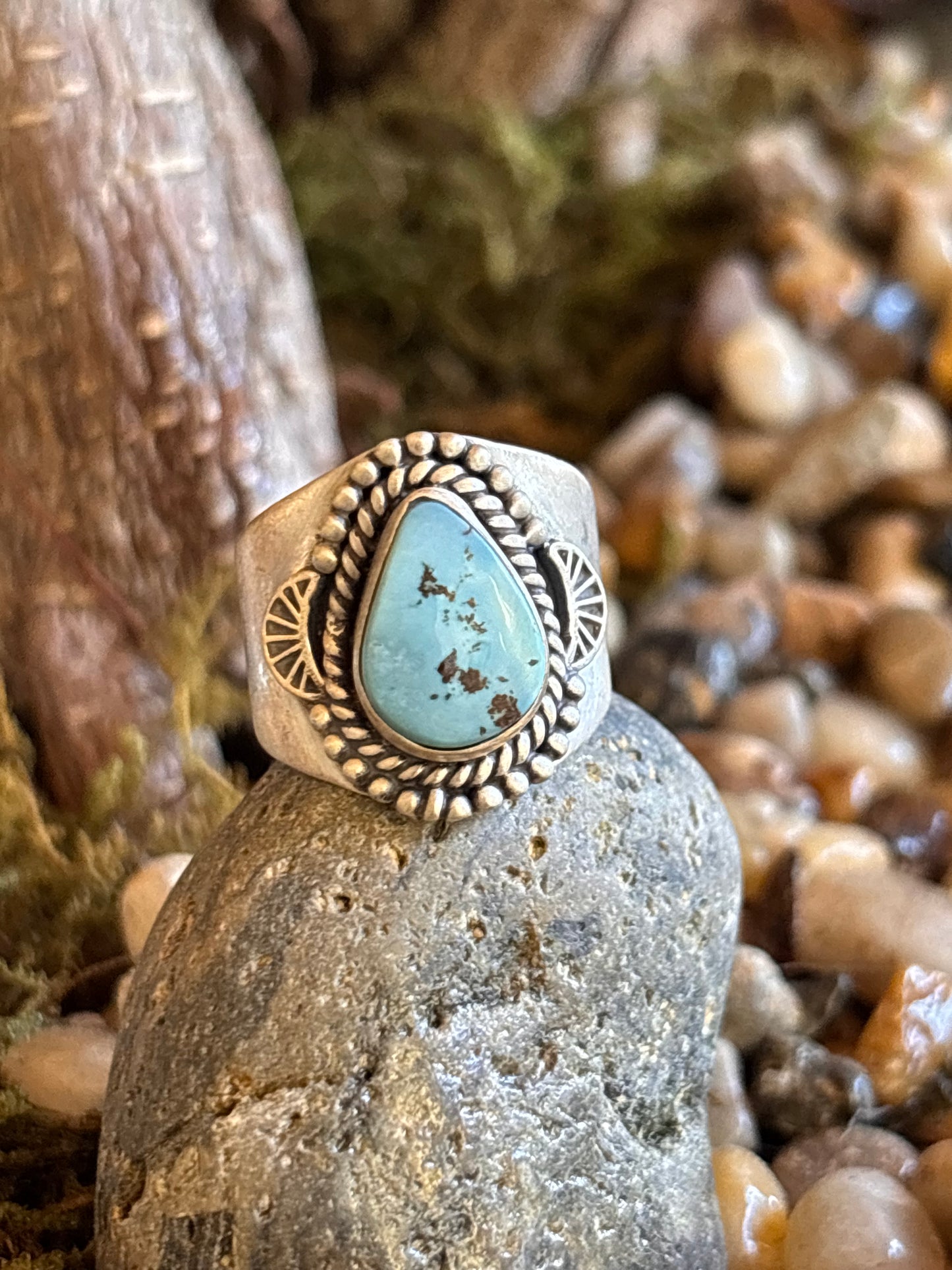 Golden Hills Turquoise Ring | Size 9