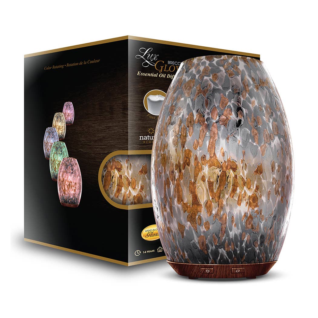 Brecia decorative hand-blown glass diffuser