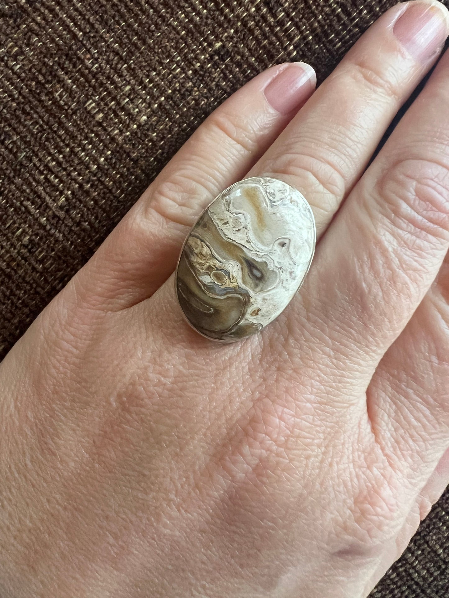 Petrified Wood Ring | Adjustable