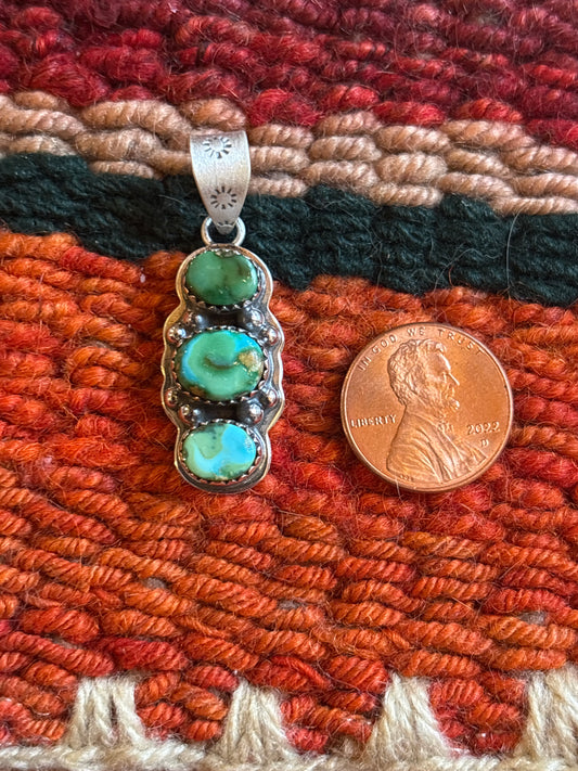 Sonoran Gold Turquoise Pendant
