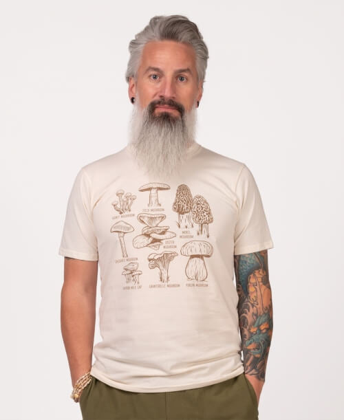 Mushroom Botanical Tshirt | Soul Flower