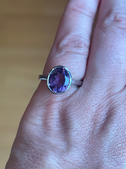 Amethyst (9x11) Ring | Size 7