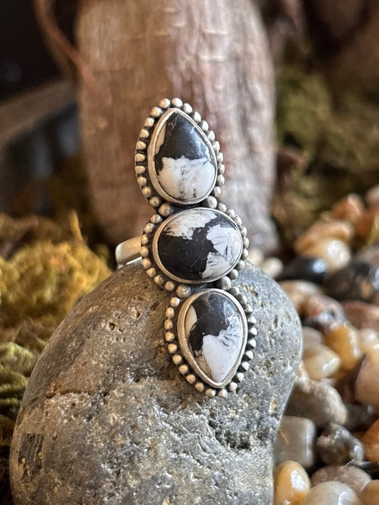 White Buffalo Ring | Adjustable