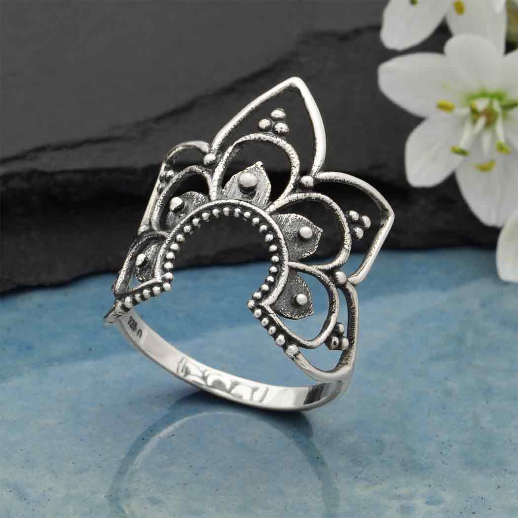 Open Mandala Ring