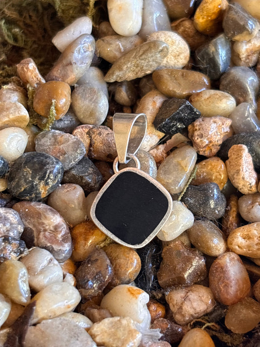 Black Onyx Vintage Pendant