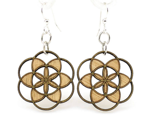 Seed of Life Blossoms Earrings