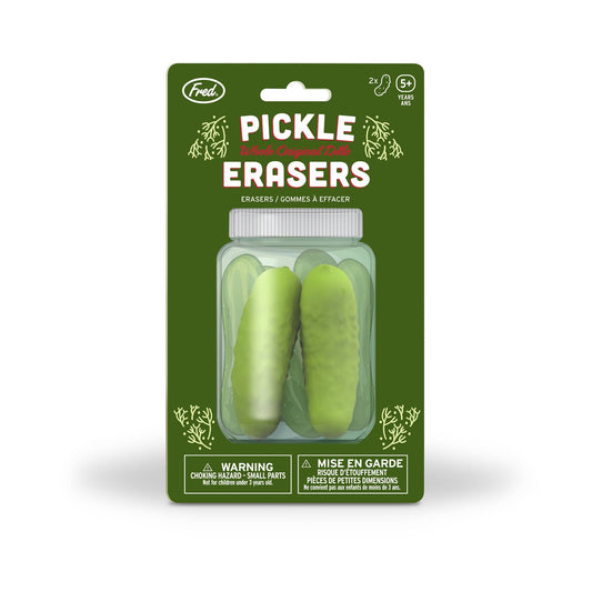 Pickle Erasers - Set of 2