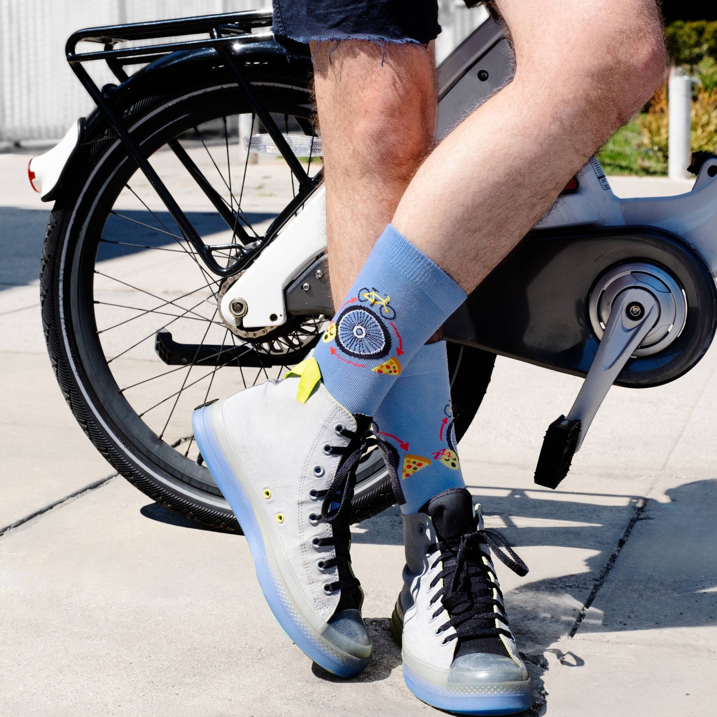 Eat, Sleep, Bike Repeat Socks