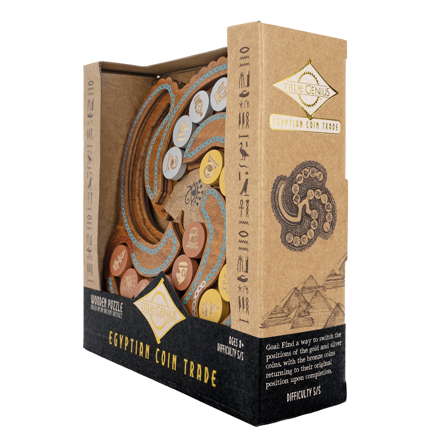 Egyptian Coin Trade Puzzle - True Genius