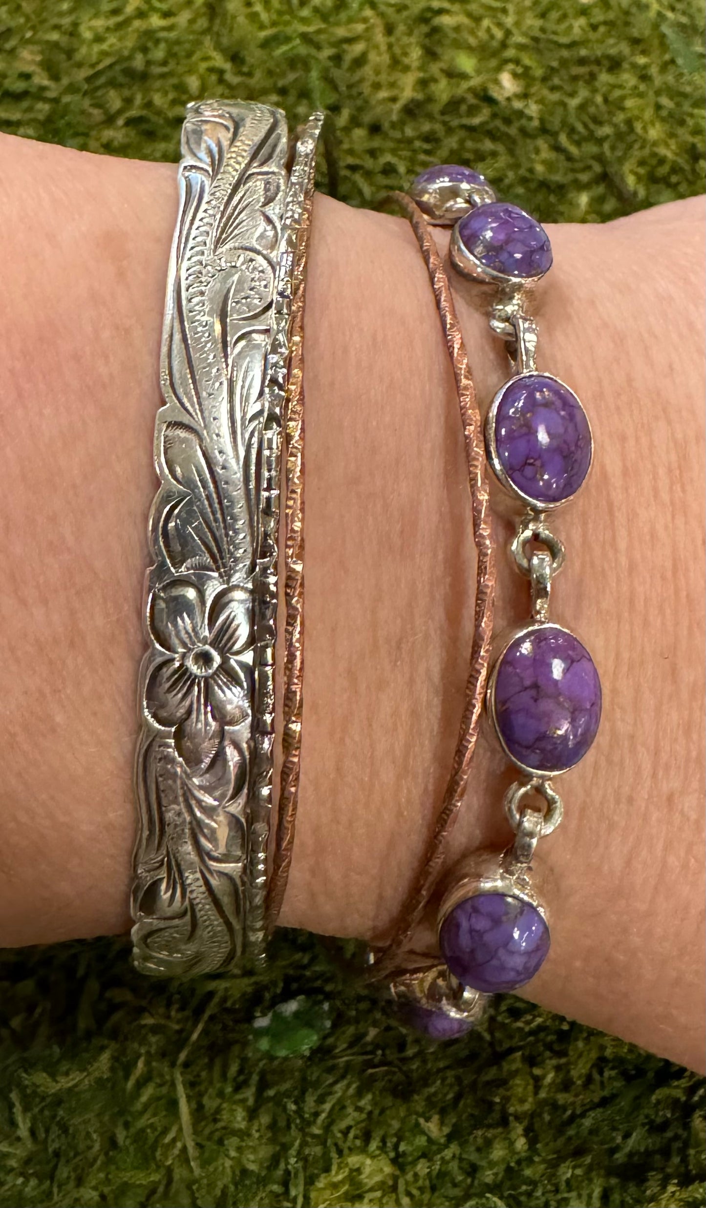 Purple Turquoise Bracelet