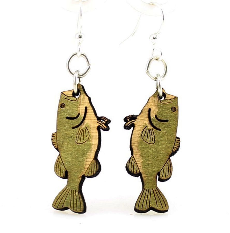 Green Tree Earrings | Animals, Insects & Sports