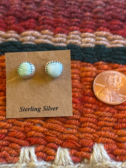 Palomino Variscite Stud Earrings