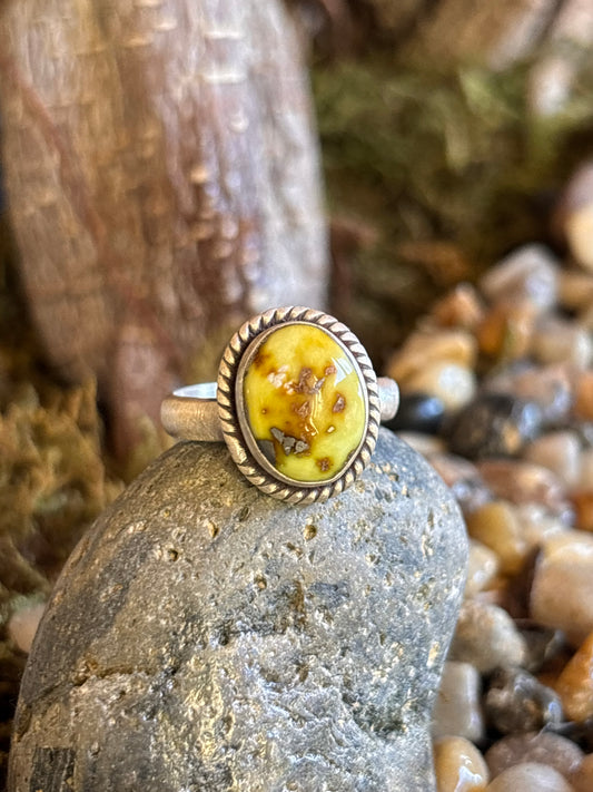 Palomino Variscite Ring | Adjustable