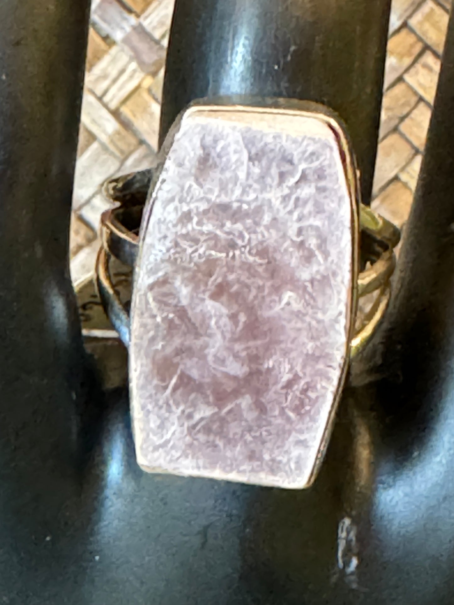 Lepidolite Mica Ring | Size 7