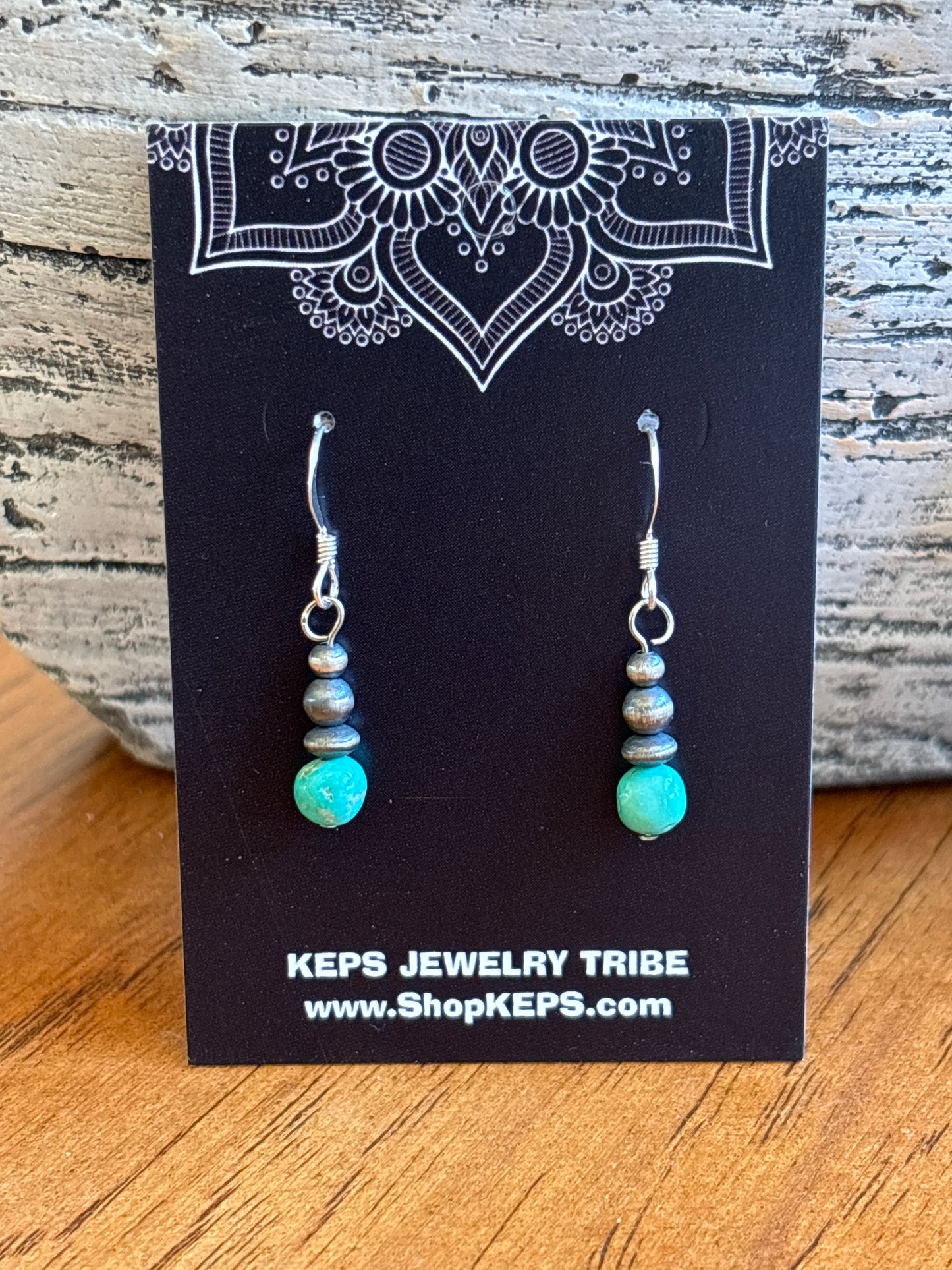 Navajo Kingman Turquoise Earrings