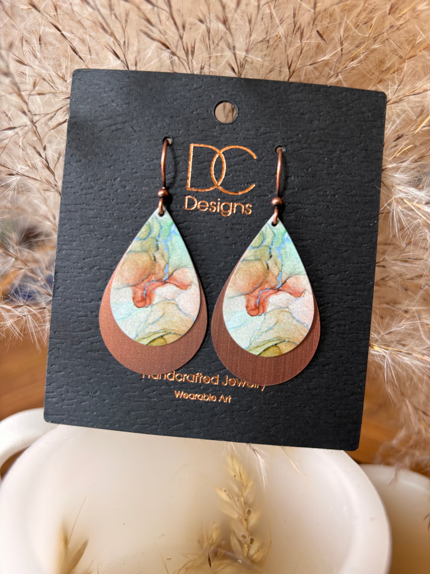 Handcrafted Metal Earrings | by DC Designs