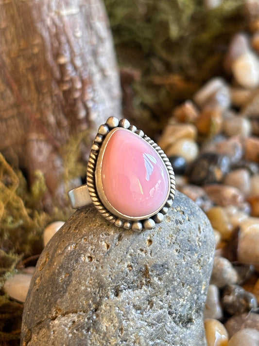 Pink Conch Ring | Adjustable