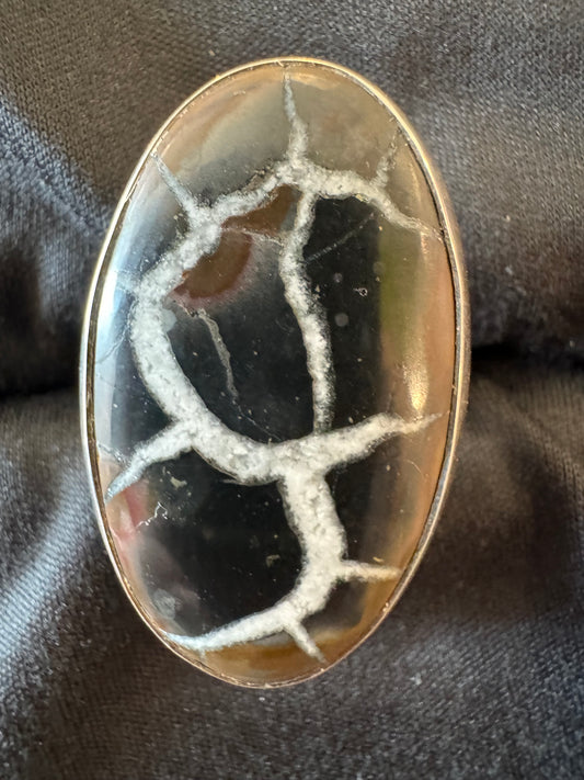 Septarian Gronates Ring | Adjustable