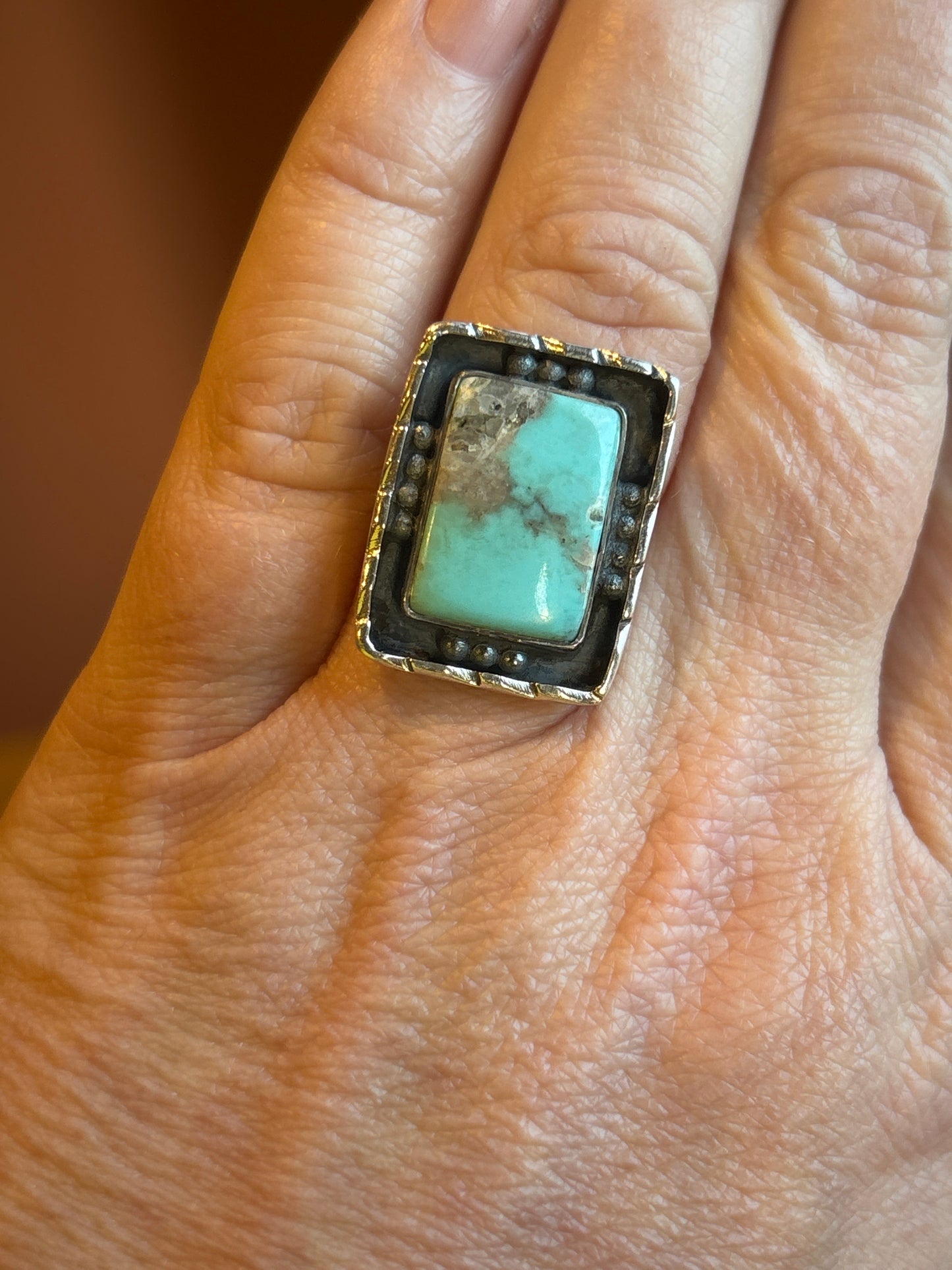 Turquoise Ring | Adjustable