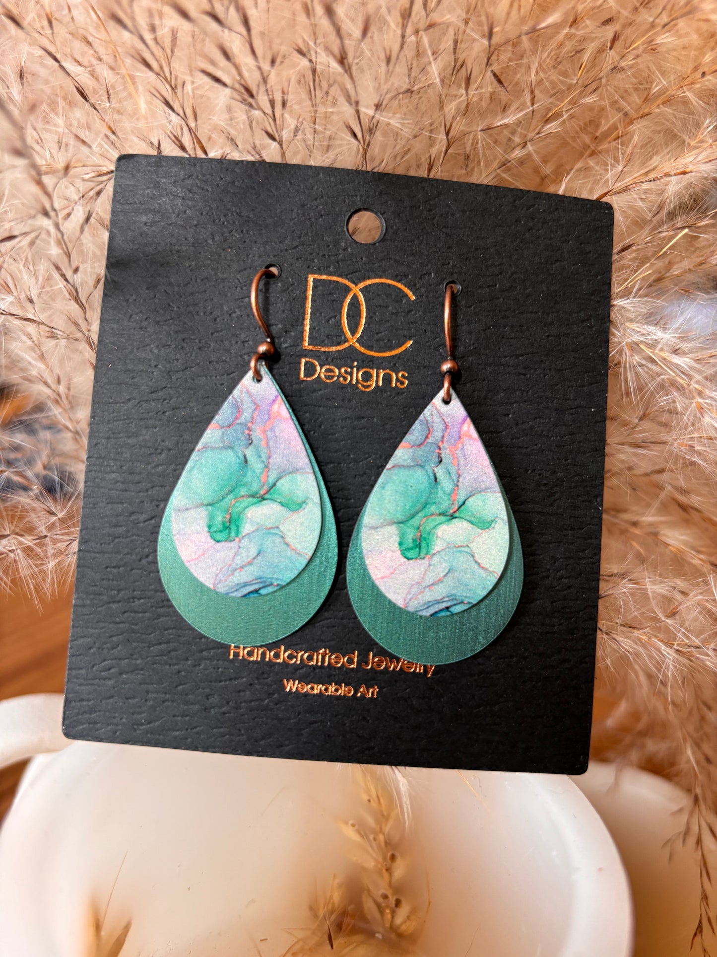 Handcrafted Metal Earrings | by DC Designs