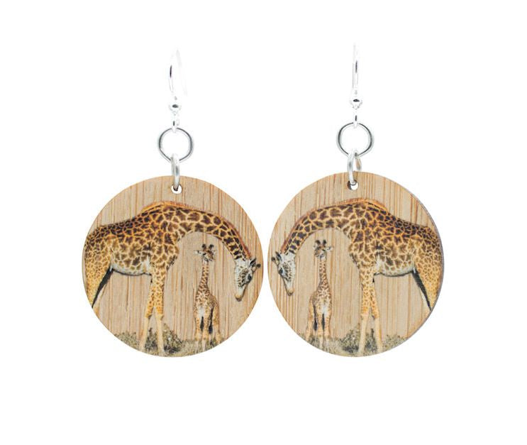 Green Tree Earrings | Bamboo