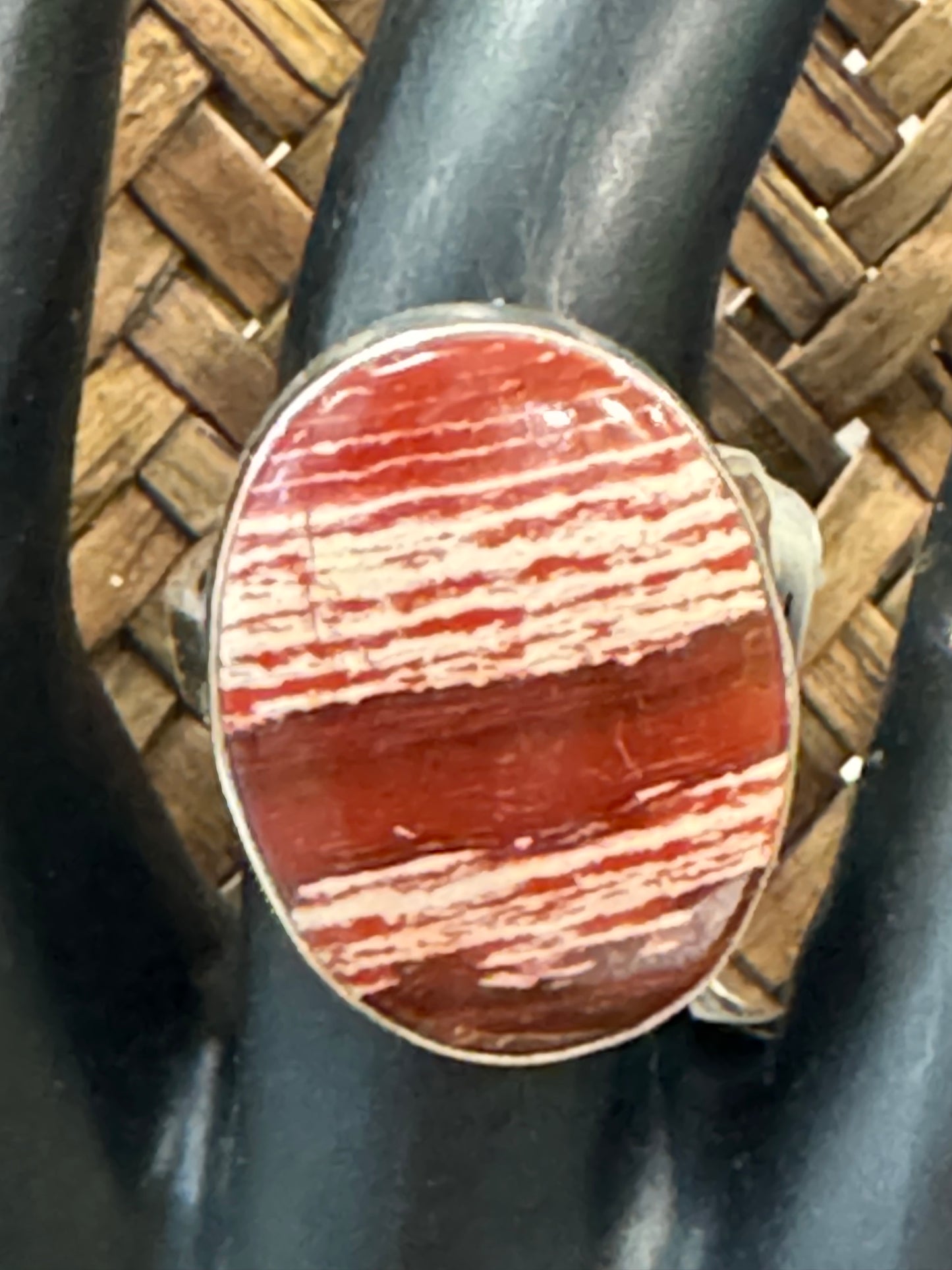 Red Jasper Ring | Adjustable