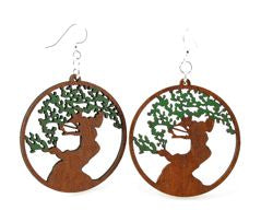 Green Tree Earrings | Botanicals & Nature