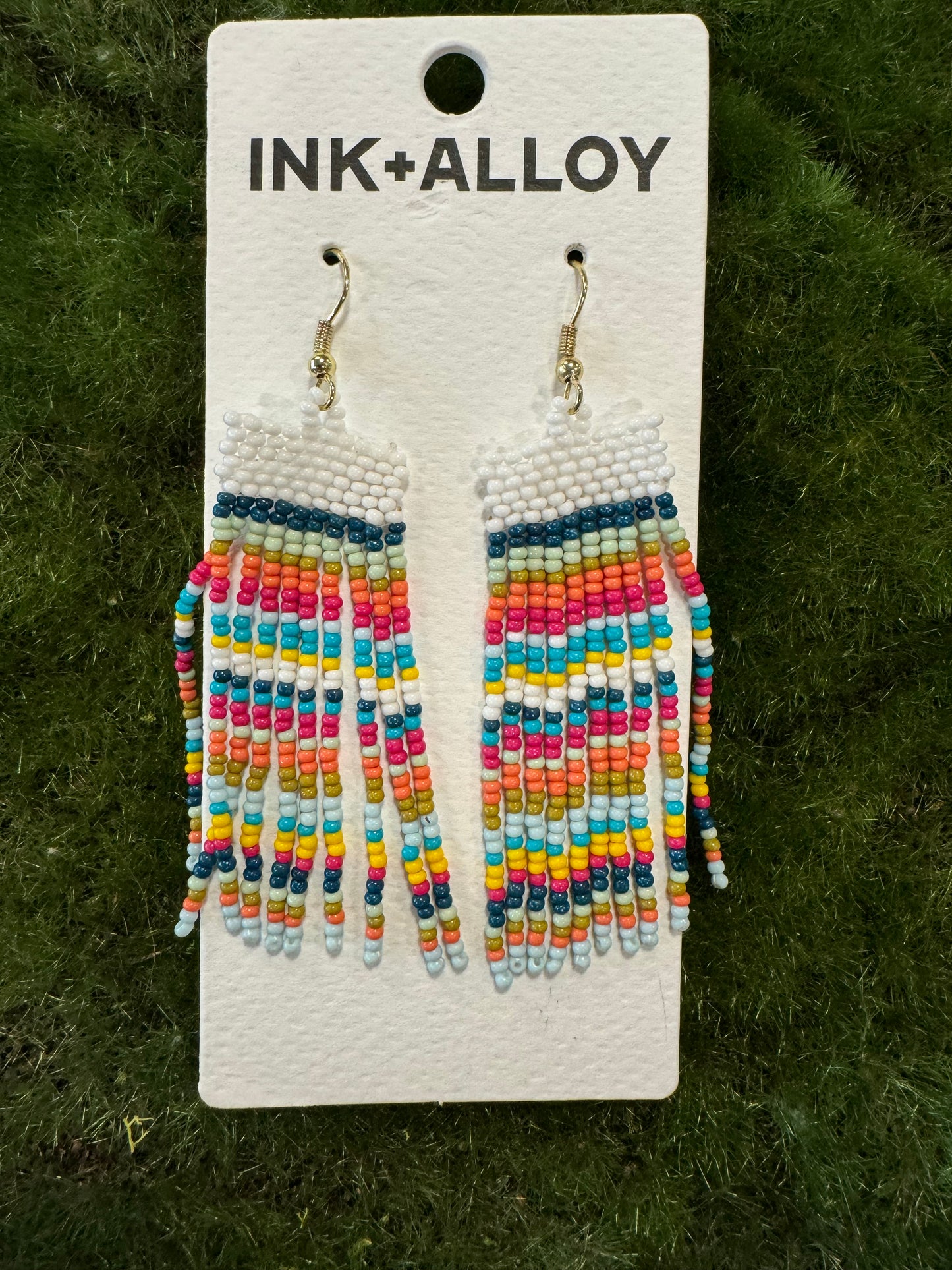 Elise Beaded Fringe Earrings | Ink + Alloy